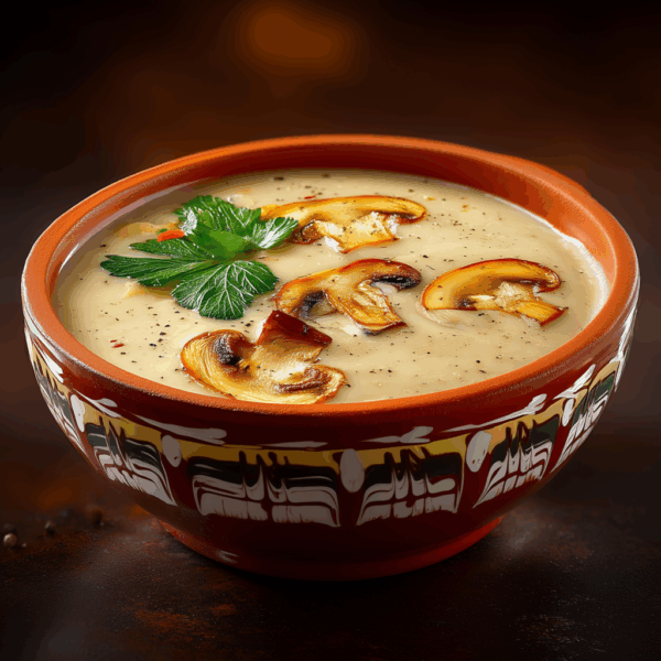 Supă cremă de ciuperci