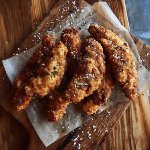 Fâșii de pui pane (Nuggets)