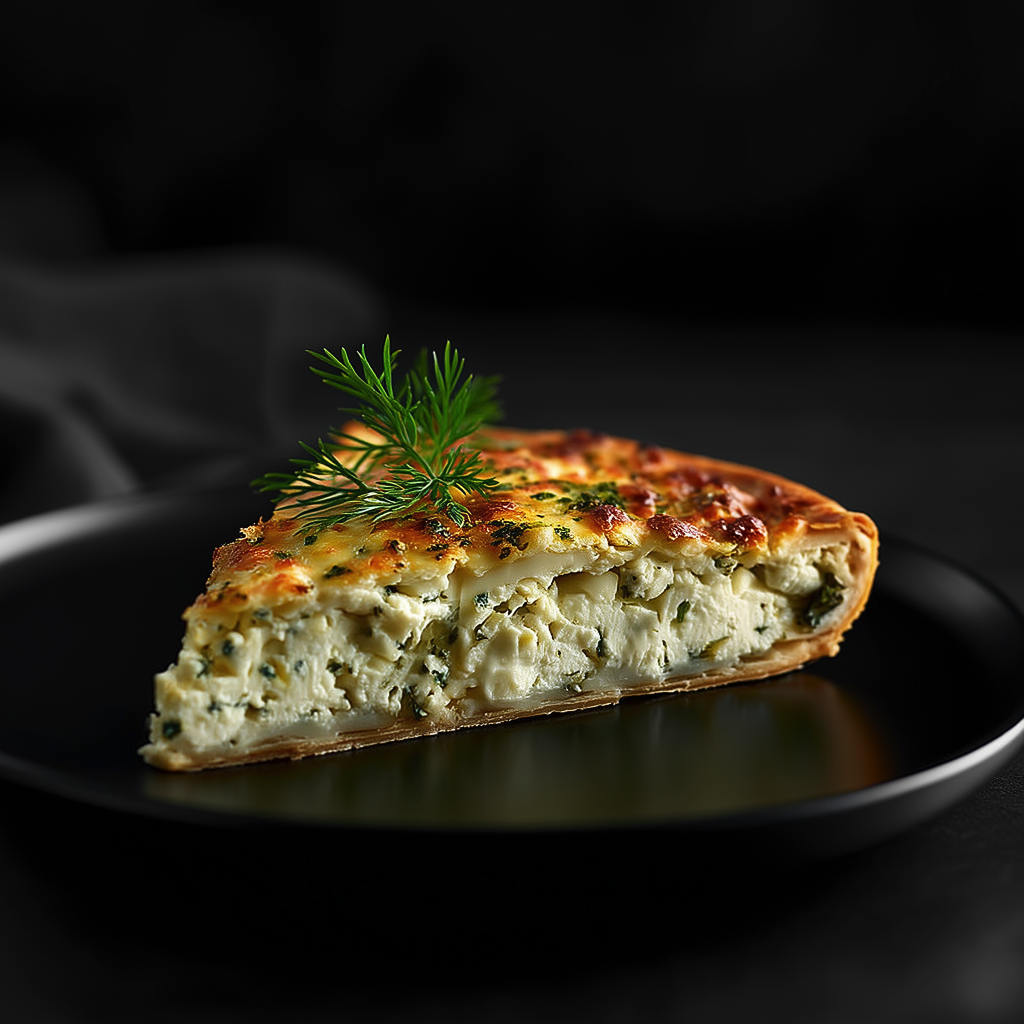 Plăcintă cu brânză de vaci și verdeață - Image 2